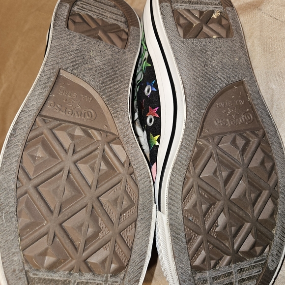 Converse All Star World Tour 1985 Sneakers size 9 women, with Iridescent stars - Picture 7 of 7